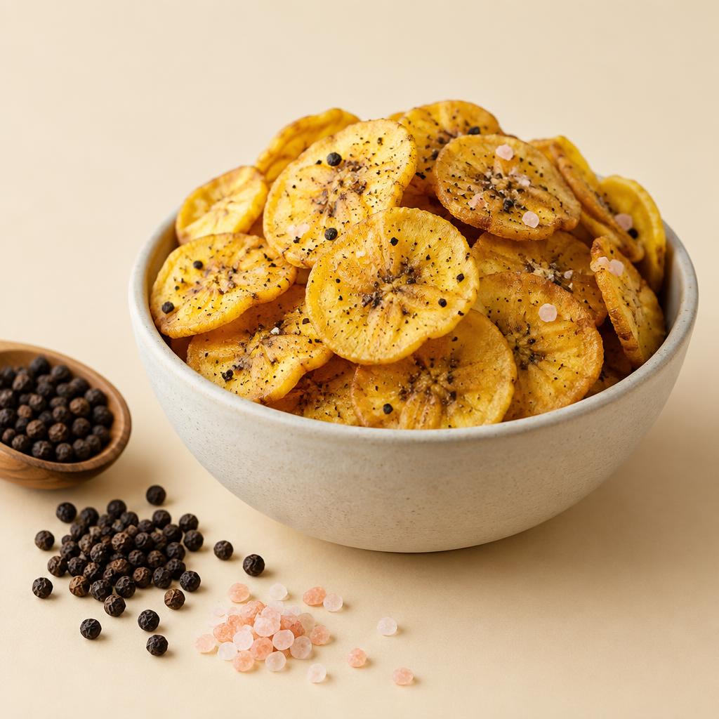 Rock Salt & Black Pepper banana chips